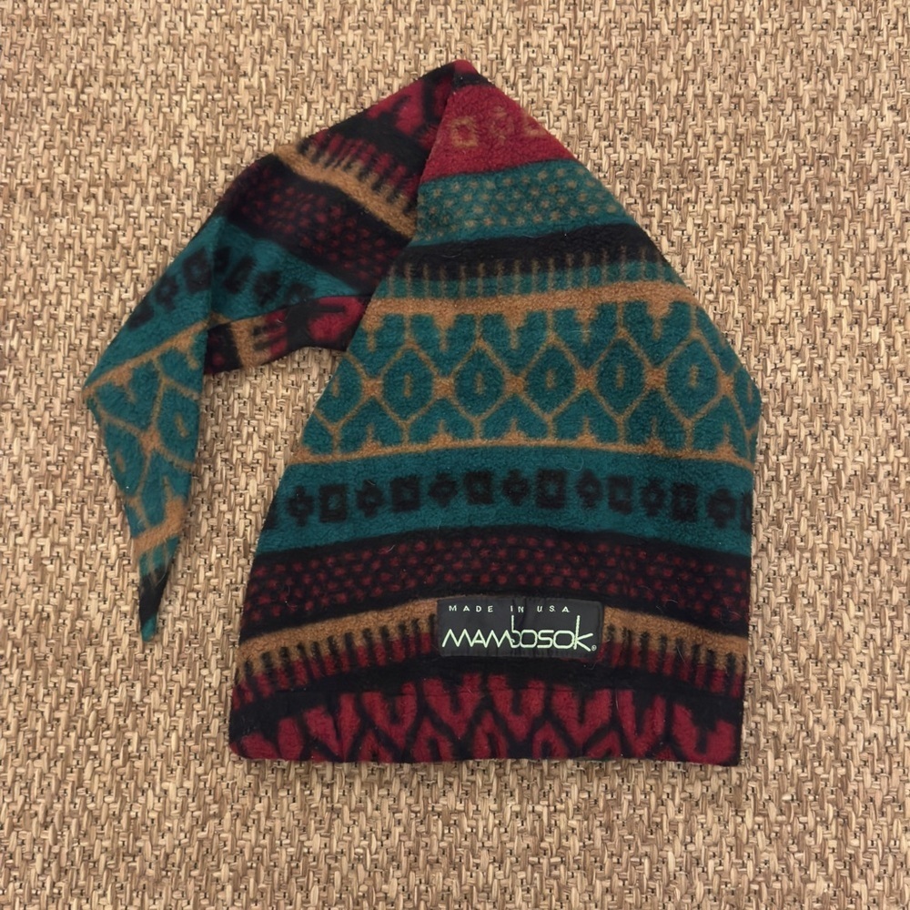 Vintage Mambosok Fleece Ski Hat